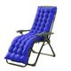 BangDon Thicken Garden Chair Cushion Sun Lounger Cushion Only Soft Lounge Chair Cushions with Anti-Slip Ties Seat Cover Pads for Garden Patio Chairs Tatami (Blue,180 * 50)