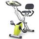 AQQWWER Exercise Bike Folding Exercise Bike Magnetic Control Spinning Bike Household Ultra-quiet Small Mini Weight-loss Bicycle Fitness Equipment (Color : Green)