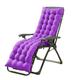 BangDon Thicken Garden Chair Cushion Sun Lounger Cushion Only Soft Lounge Chair Cushions with Anti-Slip Ties Seat Cover Pads for Garden Patio Chairs Tatami (Purple,170 * 50)