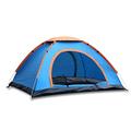 HJGTTTBN Tent Outdoor Camping Tent Single Layer Beach Tent Sun Shelter 2 Persons Travel Windproof Waterproof Awning Tents Summer Tent with Bag (Color : Blue)