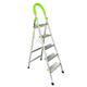 StepIt 5 Step Ladder - Portable Folding Five Step Ladders with Wide Steps | Soft Grip Step Ladders with Rubber Hand Grip | 150kg Capacity - Safety Step Ladders