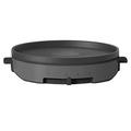 PCharcoal Grill Barbecue Grill Pan Gas Non-Stick Gas Stove Plate Electric Stove Baking Tray BBQ Grill Barbecue Tools BBQ Grill for Outdoor (Black)
