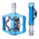 Bicycle Pedal 3 Bearing Mountain Bike Aluminum Alloy Palin Pedal Wide Bearings Riding Pedal Great Performance Bicycle Pedal Mountain Bike Black Blue