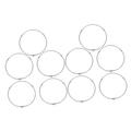 YARNOW 10 Pcs Stainless Steel Dip Ring Dip Net Rings Landing Net Circle Shrimp Net Ring Saltwater Fish Net Ring Fish Bait Net Circle Fish Net Rings Crab Net Throwing Cast Round Fishing