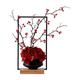 Artificial Flowers Chinese Zen Simulation Flower Pot Plant, Villa Hotel Home Wrought Iron Flower Stand Flower And Fruit Ceramic Bonsai, Artificial Bonsai Artificial Plant Artificial Flower Flower Deco