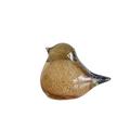 KUSAGA Glass ornaments,Glass Figurine Brown Bird Sparrow Swallow Dove Handmade Blown Glasss Glaze Art for Table Ornaments Home Decor