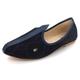 Mens Gents Groom Traditional Ethnic Handmade Wedding Indian Pumps Khussa Jutti Slip On Flat Blue Shoes Size 6 UK 40 EU