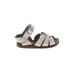 Salt Water Sandals: White Print Shoes - Kids Girl's Size 6