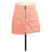 Madewell Casual A-Line Skirt Mini: Pink Solid Bottoms - Women's Size 6