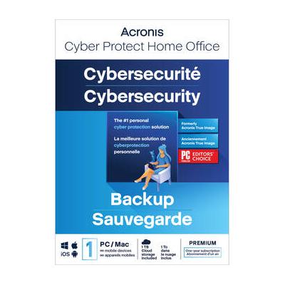 Acronis Cyber Protect Home Office Premium Edition (1 Windows or Mac License, 1-Year HOPASHLOS11
