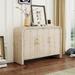 Sideboard With Gold Handles and Adjustable Dividers