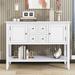 Storage Console Table With Four Small Drawers and Bottom Shelf