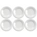 Abode Homewares by TarHong Bamboo Raised Rim Dinner Plate, 10.5", Set of 6