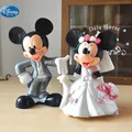 7 cm Disney Cartoon Minnie Mickey Maus Aktion Hochzeits geschenke Puppen Kinder Spielzeug Figuren
