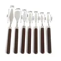 7Pcs/Set Oil Painting Knives Artist Crafts Spatula Palette Knife Oil Painting Mixing Knife Scraper
