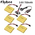 3.6 v 700 mah NiCD Batteria + caricabatterie Per Rc Auto giocattolo Serbatoi Treni Robot Barca