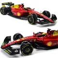 Bburago F1 1/18 Ferrari F1-75 #16 Leclerc Monza Centennial Formula Car Diecast Vehicles Model Toys