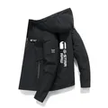 Giacca da campeggio autunnale 2023 giacca sportiva da uomo stampata di alta qualità con cappuccio