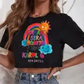 Manana Sera Bonito Crop top Karol G t-shirt Karol G Crop top ventagli regalo ragazze o-collo maniche