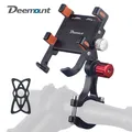 Deemount Aluminum Alloy Phone Stand Bracket for Motorcycle Electric Bike 6 Claw Bicycle Smartphone