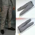 Tuta grigia in scala 1:6 pantaloni tattici con cintura adatta a 12 ''HT maschio soldato Action