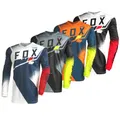 Rvouei Fox Enduro Cycling Jersey manica corta DH Motocross Downhill Suit BMX Mountain Bike