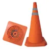 Coni di sicurezza stradale pieghevoli arancioni coni di parcheggio stradale da 45cm coni stradali a