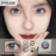 OVOLOOK-1 Pair/2pcs Blue Contact Lenses for Eyes Makeup Eye Color Lens Cosmetics Natural Pupil