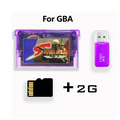 Super karte für GBA-Spielkarte Super Mini-SD-Karte TF-Karte Flash-Karten adapter mit 2GB Speicher