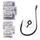 50Pc/ 20Pc box Fishing Hook Carbon Steel Eyed Barbed 2#-22# In Fly Fishhooks Worm Carp Fishing Hooks