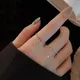 Mode einfache Ring Finger Kette Quasten Ring verstellbaren Kreis für Frauen Mädchen Party Schmuck