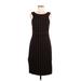 Maeve Casual Dress - Sheath: Black Stripes Dresses - Women's Size Medium