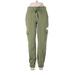 Performance Sweatpants - High Rise: Green Activewear - Women's Size Medium