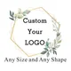 100pcs Custom Stickers Customize Wedding Stickers Invitation Favor Labels Add Your Logo Pictures