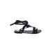 Free People Sandals: Black Solid Shoes - Women's Size 41 - Open Toe