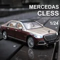 1:22 Benz Maybach S680 Alloy Metal Car Model Diecast Metal Toy Vehicles Car Model High Simulation