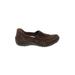 Anne Klein Sport Flats: Brown Print Shoes - Women's Size 6 1/2 - Round Toe