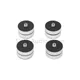 4pcs Aluminum alloy shock-absorbing foot studs sound system foot pads 3-point steel ball support