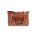 Tote Bag: Pebbled Brown Solid Bags