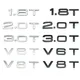 Autocollant de logo de coffre arrière de voiture 3D ABS badge édition sport emblème pour Audi TT