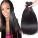 Sophia-Bundles de cheveux raides malaisiens tissage de cheveux humains extensions de cheveux 100