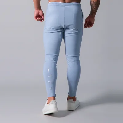 Pantalon de jogging en coton pour hommes pantalon de course moulant survêtement d'entraînement de