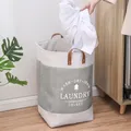 Mir à linge portable de grande capacité panier à linge en tissu panier de rangement pliant boîte