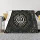 Couverture en laine douce pour couvre-lit couvre-lit musique rock allemande Bohse Onkelz