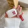 Étui Airpods chinois Rick bonne chance Bluetooth boîtier souple étui pour iPhone Apple 1 2