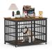 chuangze Dog Crate Furniture Heavy Duty Dog Crates, 43 Inch Dog Cage w/ Double Doors | 33.5 H x 43.3 D in | Wayfair YML-GL-01