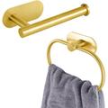 Koala Company Toilet Paper Holder/Towel Ring Self Adhesive, Gold | Wayfair EmilyB0CLZGT1WZ