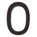 RCH Supply Company 8" Modern Floating Acrylic House Numbers Plastic in Black | Wayfair NO-AC101-203-0-BLK