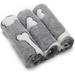 ToccoLeggero 1 Pack 3 Puppy Blankets Super Soft Warm Sleep Mat Grey Cute Print Blanket Fluffy Fleece Pet Blanket Flannel Throw Dog Blankets For Small Dogs Puppy Do | Wayfair