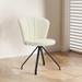 George Oliver Office Chair w/ 360 ° Rotating Make-Up Upholstered in White | 31.89 H x 17.72 W x 17.72 D in | Wayfair